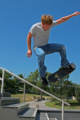 Skateboarding